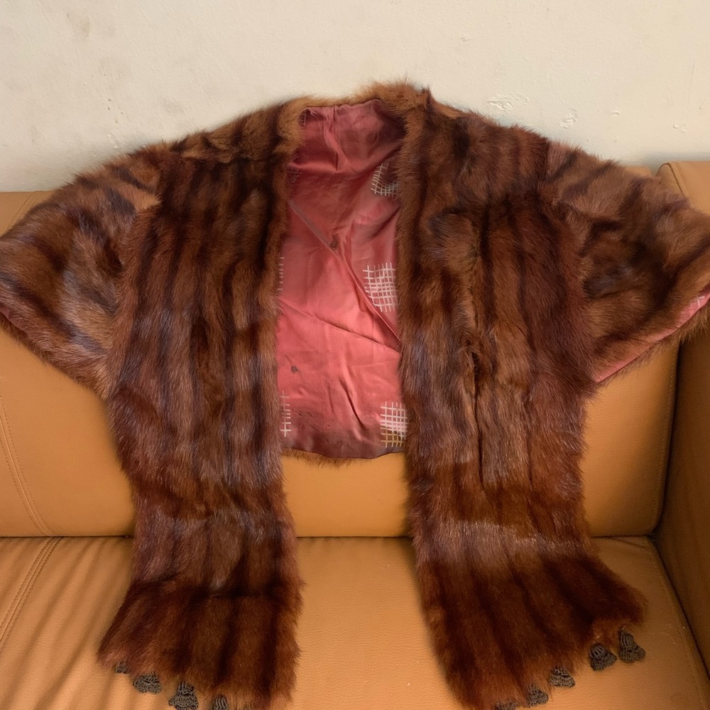Vintage Mink Wrap